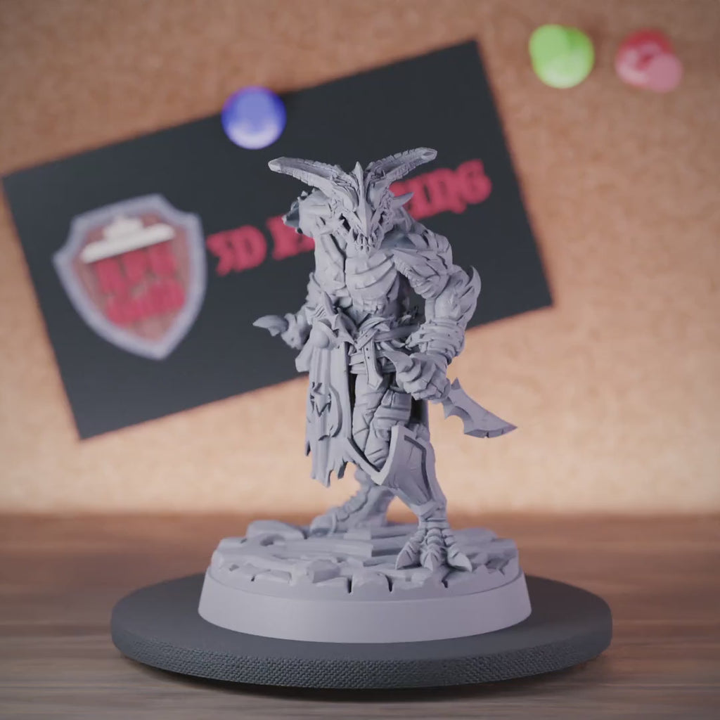 Dragonborn 5e | DnD Dragonborn Rogue Assasin Miniature