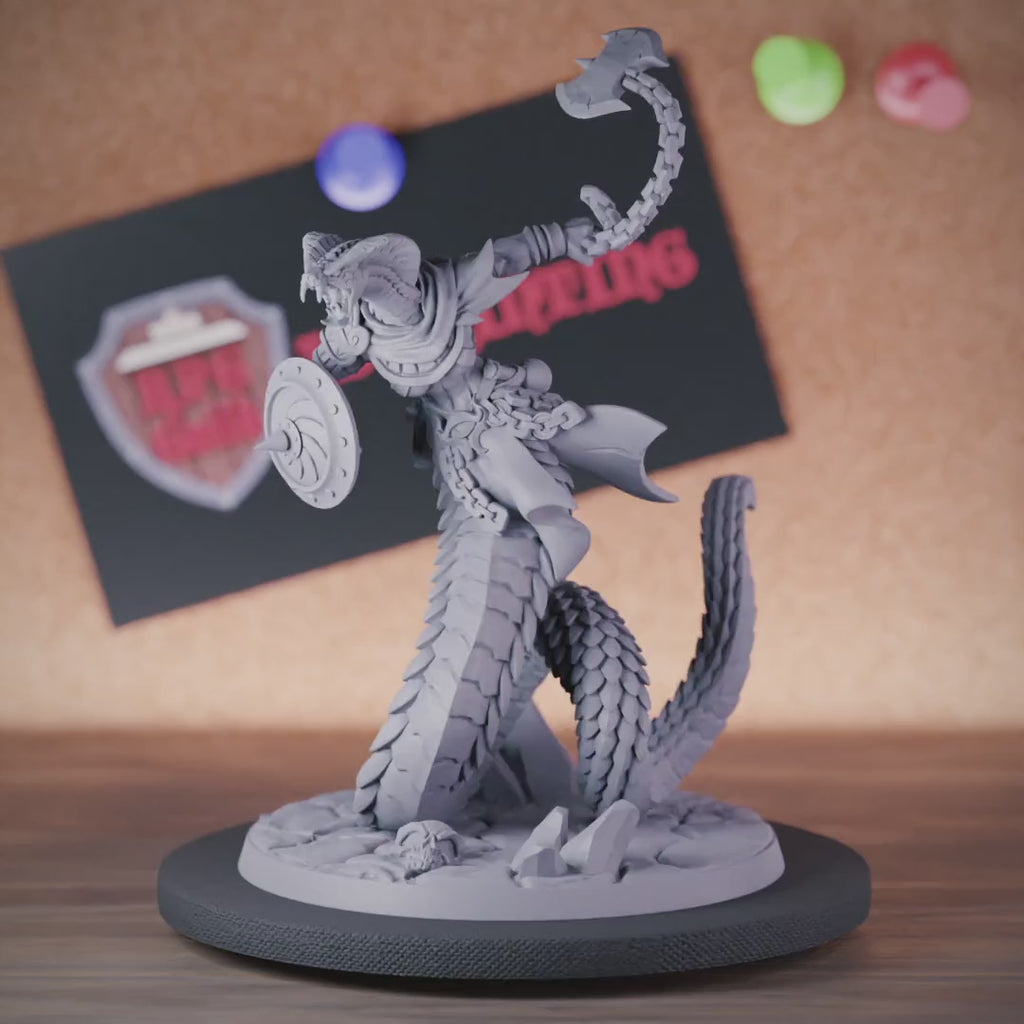 Yuan Ti 5e | DnD Snake Warrior Miniature