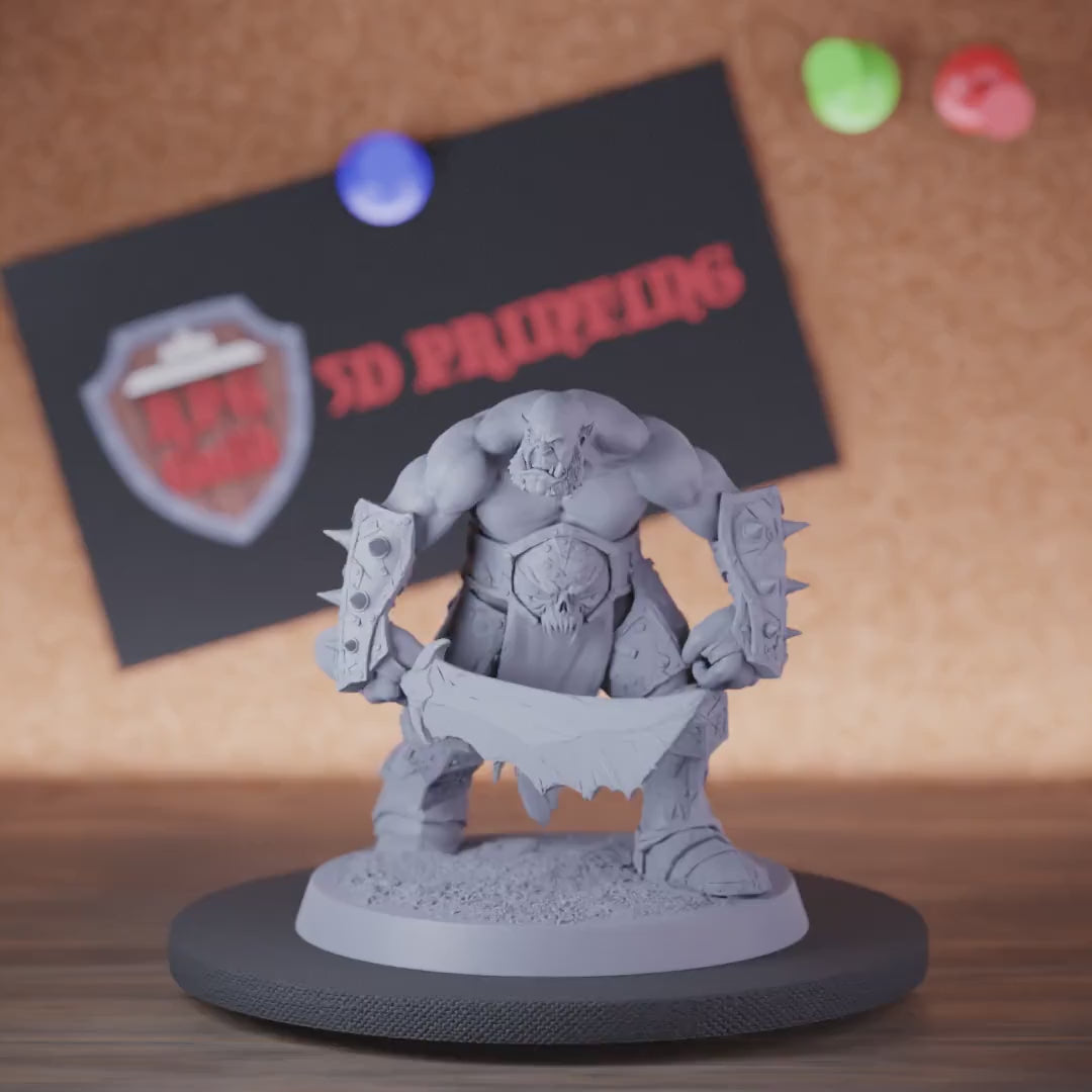 Ork 5e | DnD Infanterie Ork Schwertwächter Miniatur