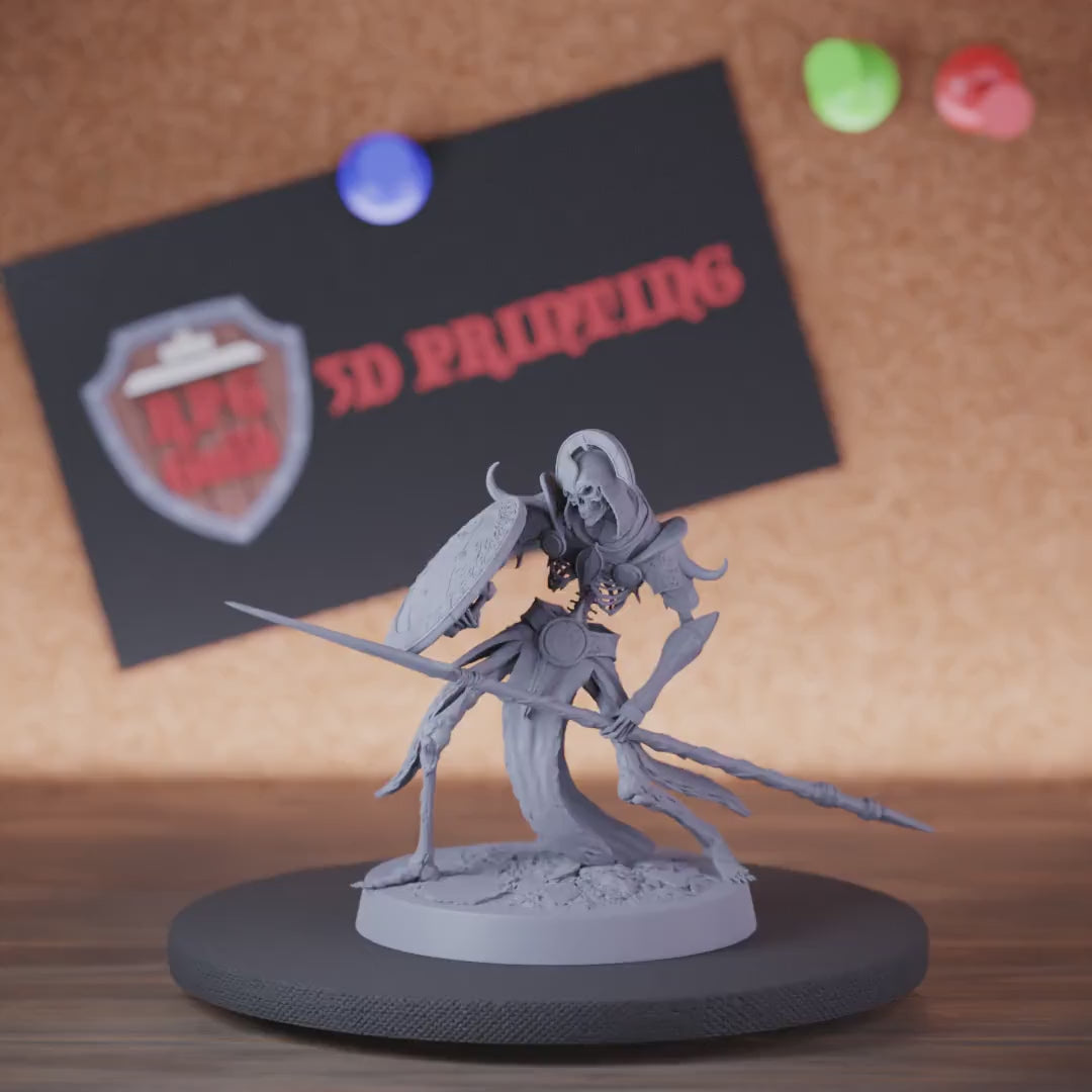 Skelett 5e | DnD Persischer Speerschild-Zähler Miniatur 