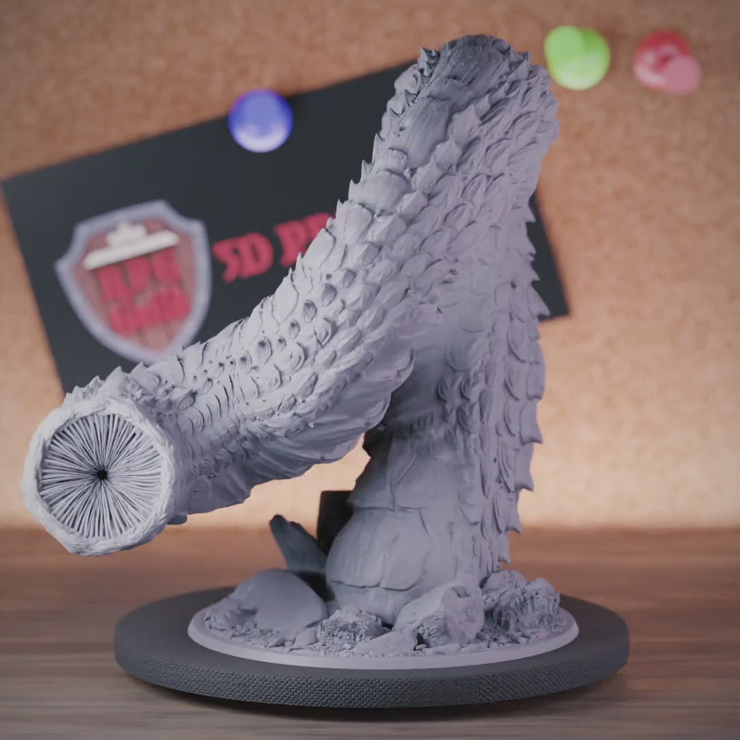 Sandworm 5e | DnD Desert Sandworm Monster Miniature