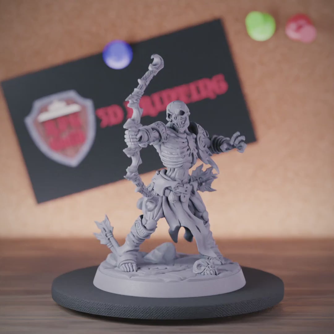 Skeleton 5e | DnD Skeleton Archer Guard Miniature