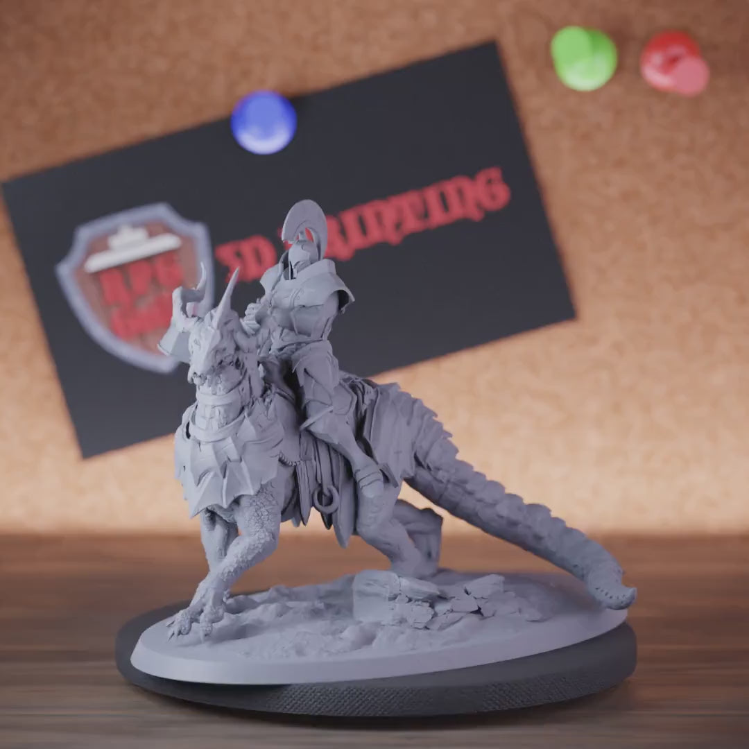 Paladin 5e | DnD Paladin Guard Drake Rider Miniature