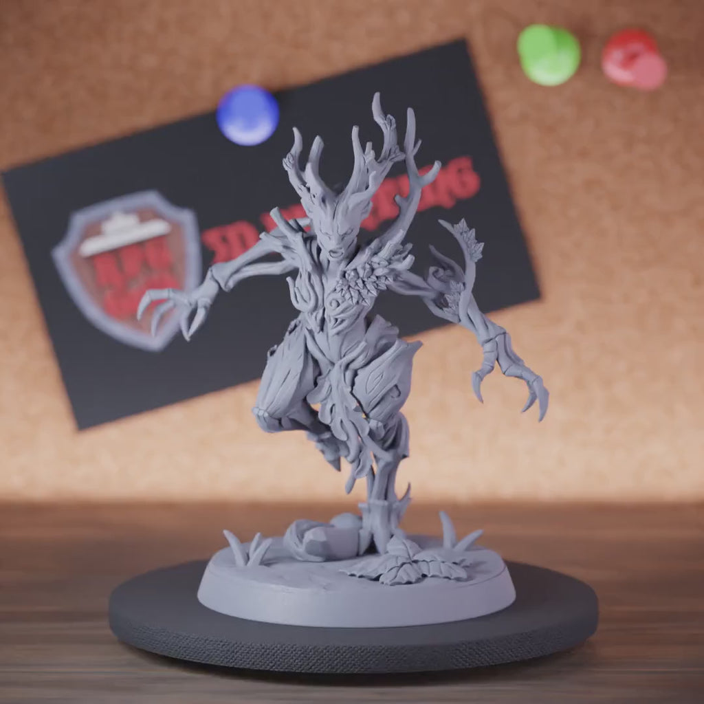 Treant 5e | DnD Female Treant Warrior Wraith Miniature