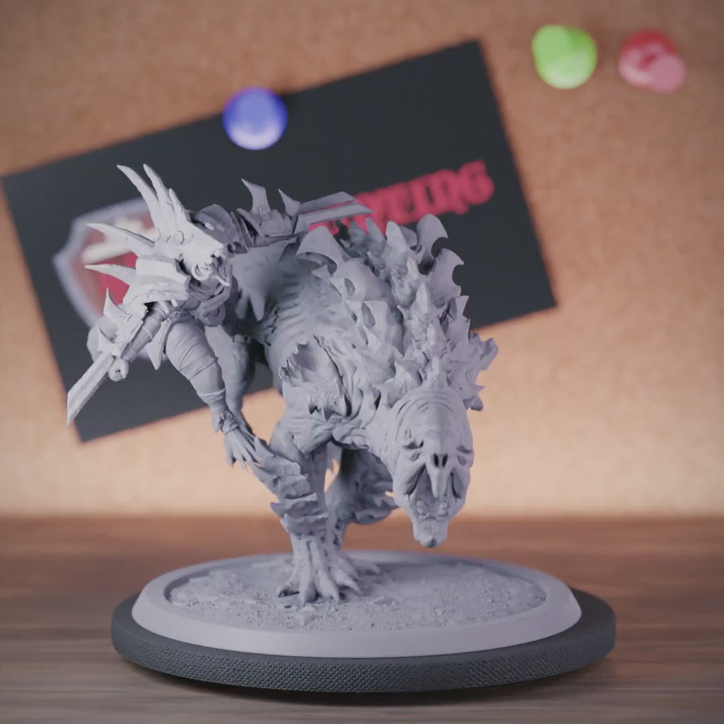 Rattenmenschen 5e | DnD Rattenmenschen-Kämpferreiter-Miniatur 