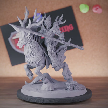 Elf 5e | DnD Elf Stag Rider Miniature