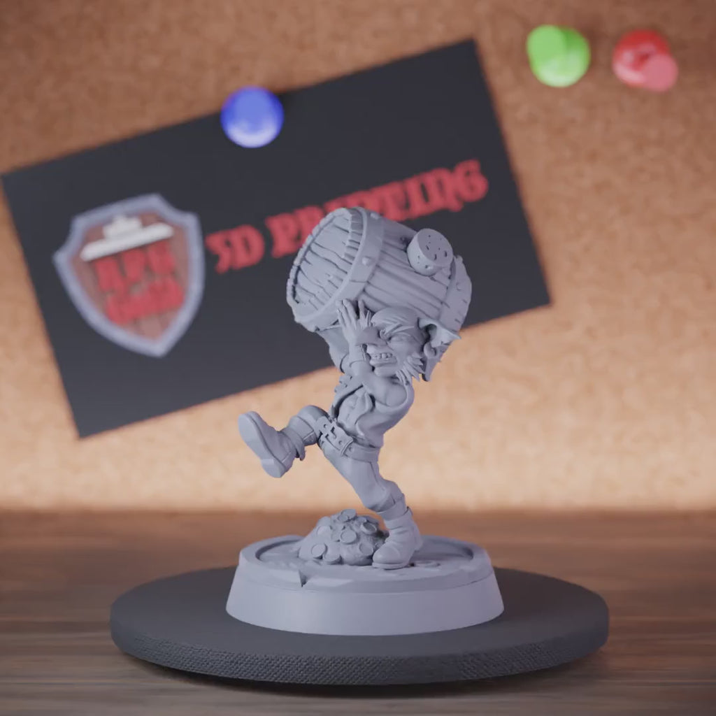 Pirate 5e | DnD Rum Carrying Goblin Miniature