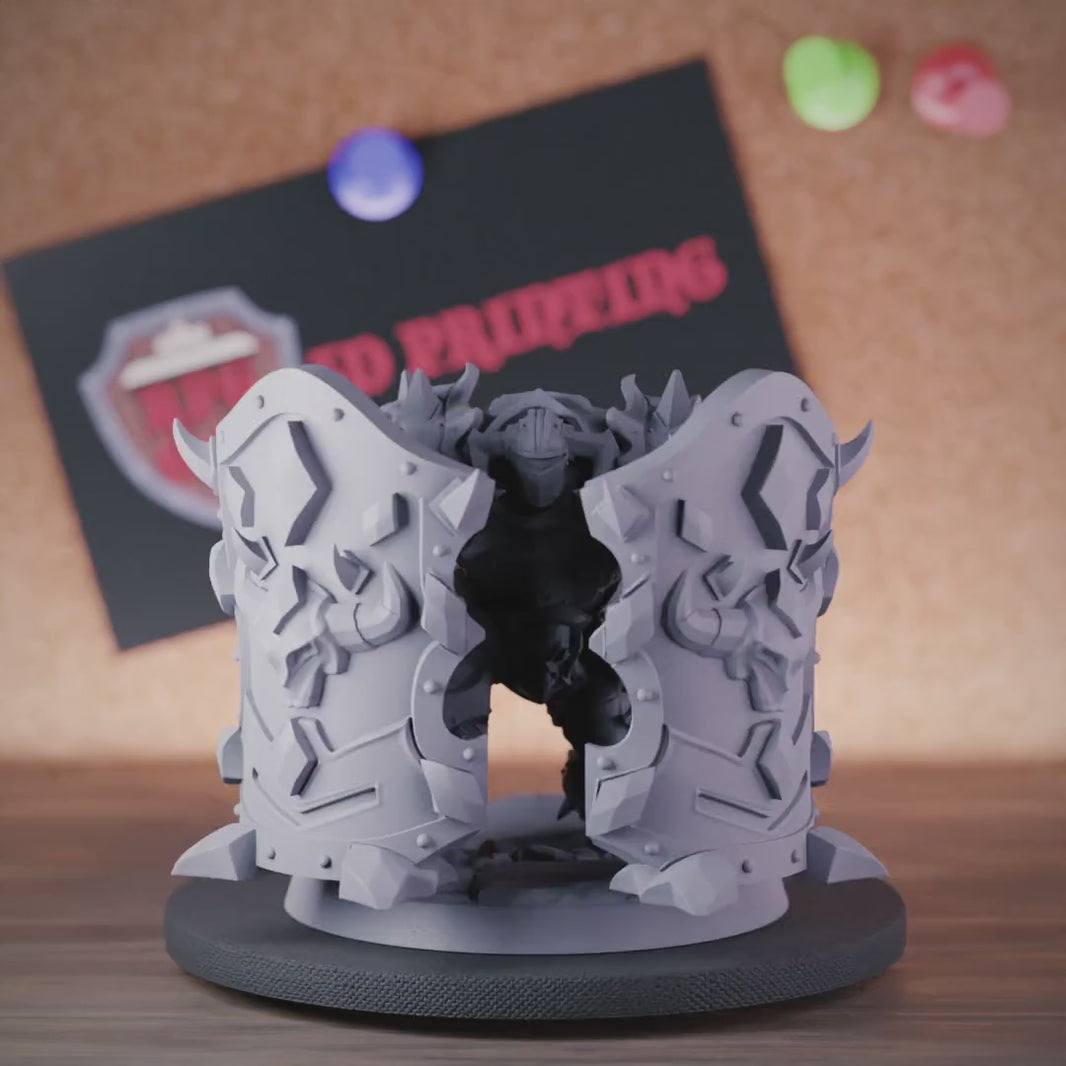 Fighter 5e | DnD Double Shield Vanguard Miniature