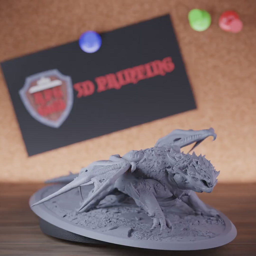 Dragon 5e | DnD Black Dragon Monster Miniature