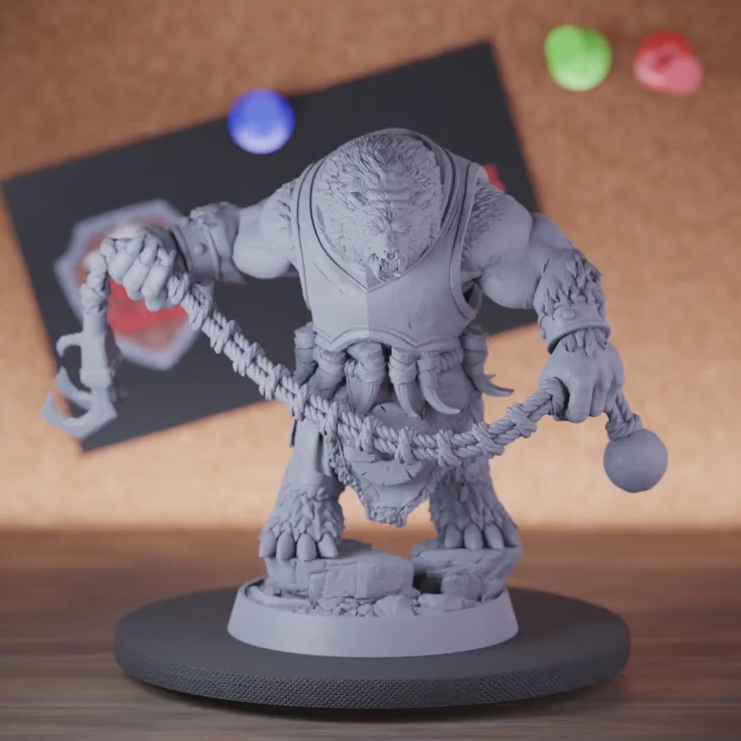 Werebear 5e | DnD Werebear Tribal Warrior Miniature