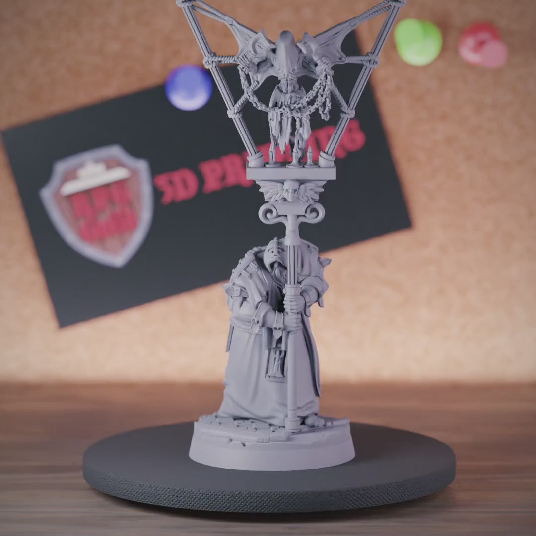 Cultist 5e | DnD Damned Priest Miniature