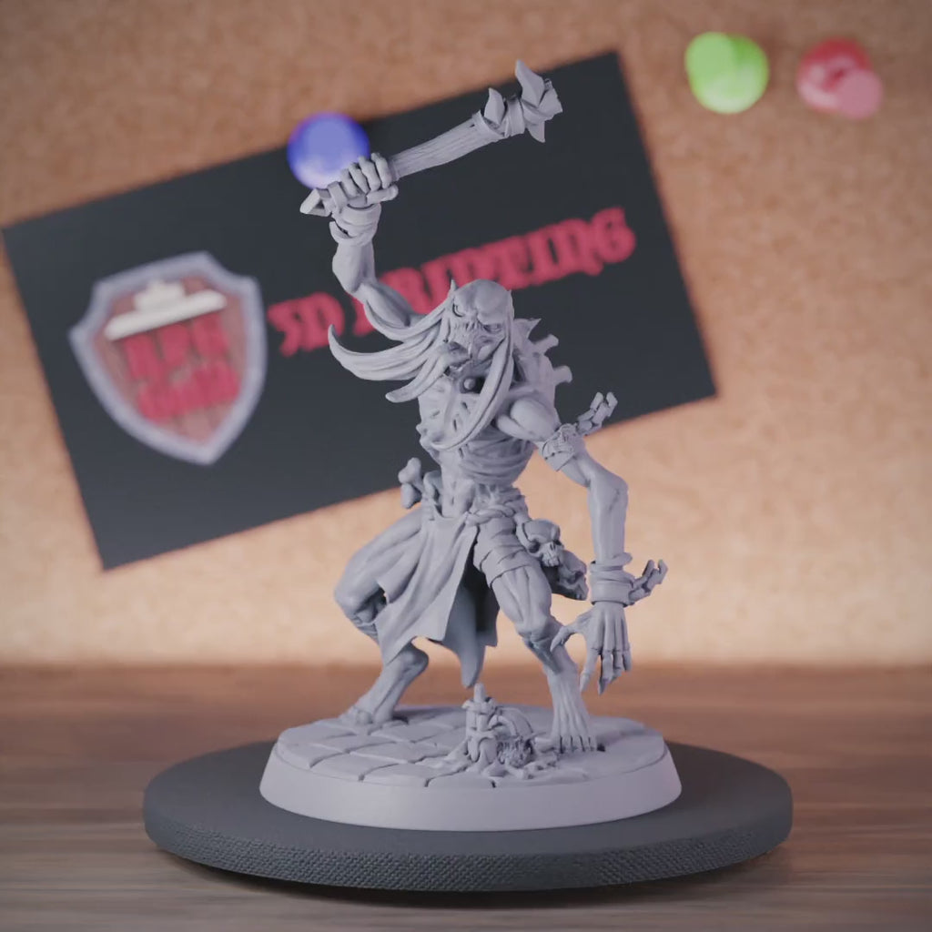 Ghul 5e | DnD Ghul Untoter Krieger Miniatur 