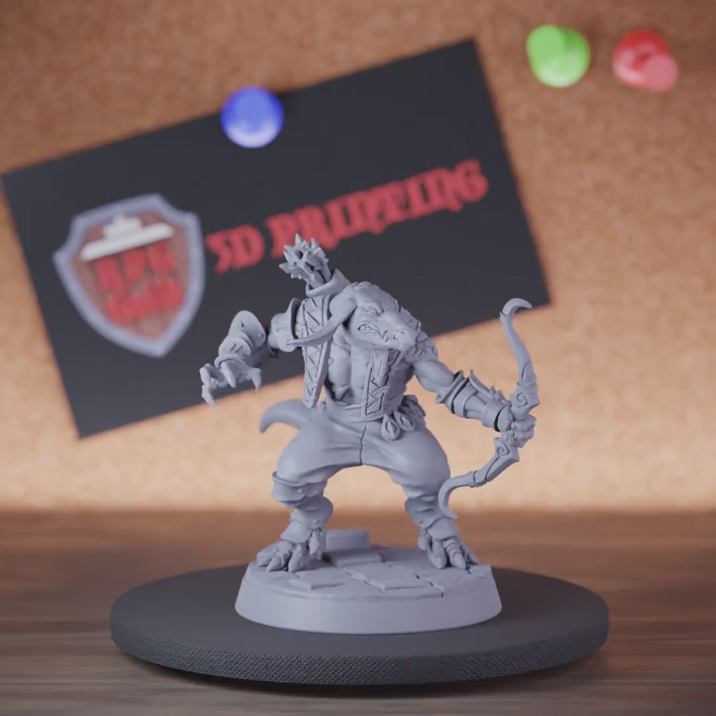 Kobold 5e | DnD Desert Kobold Archer Miniature