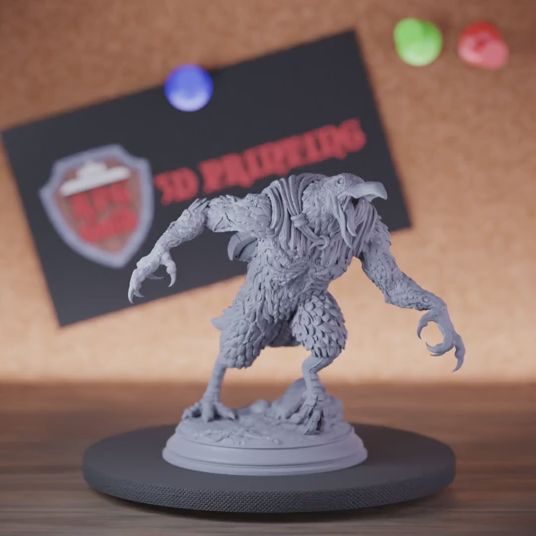 Abomination Crow 5e | DnD Abomination Crow Monster Miniature