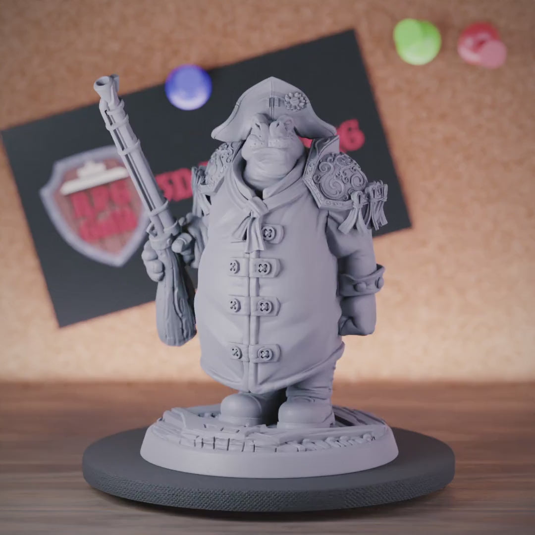 Giff 5e | DnD Giff Admiral Captain Miniature