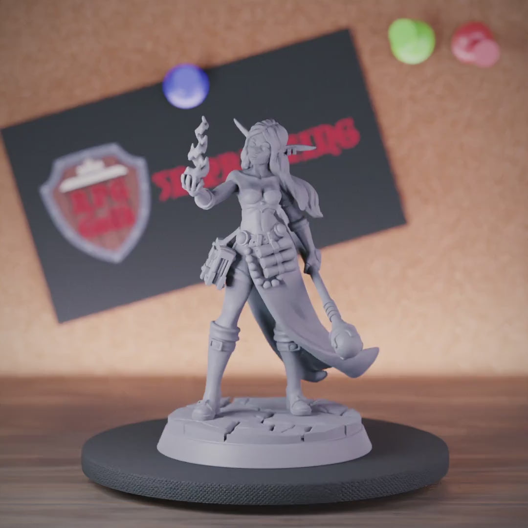 Wizard 5e | DnD Female Wizard Miniature