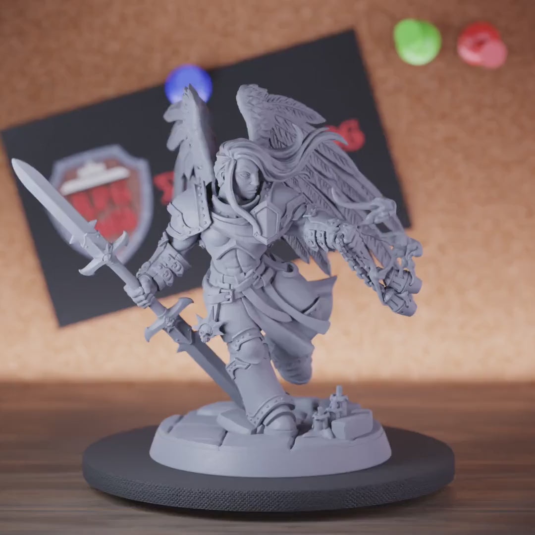 Celestial 5e | DnD Winged Warrior Celestial Angel Miniature