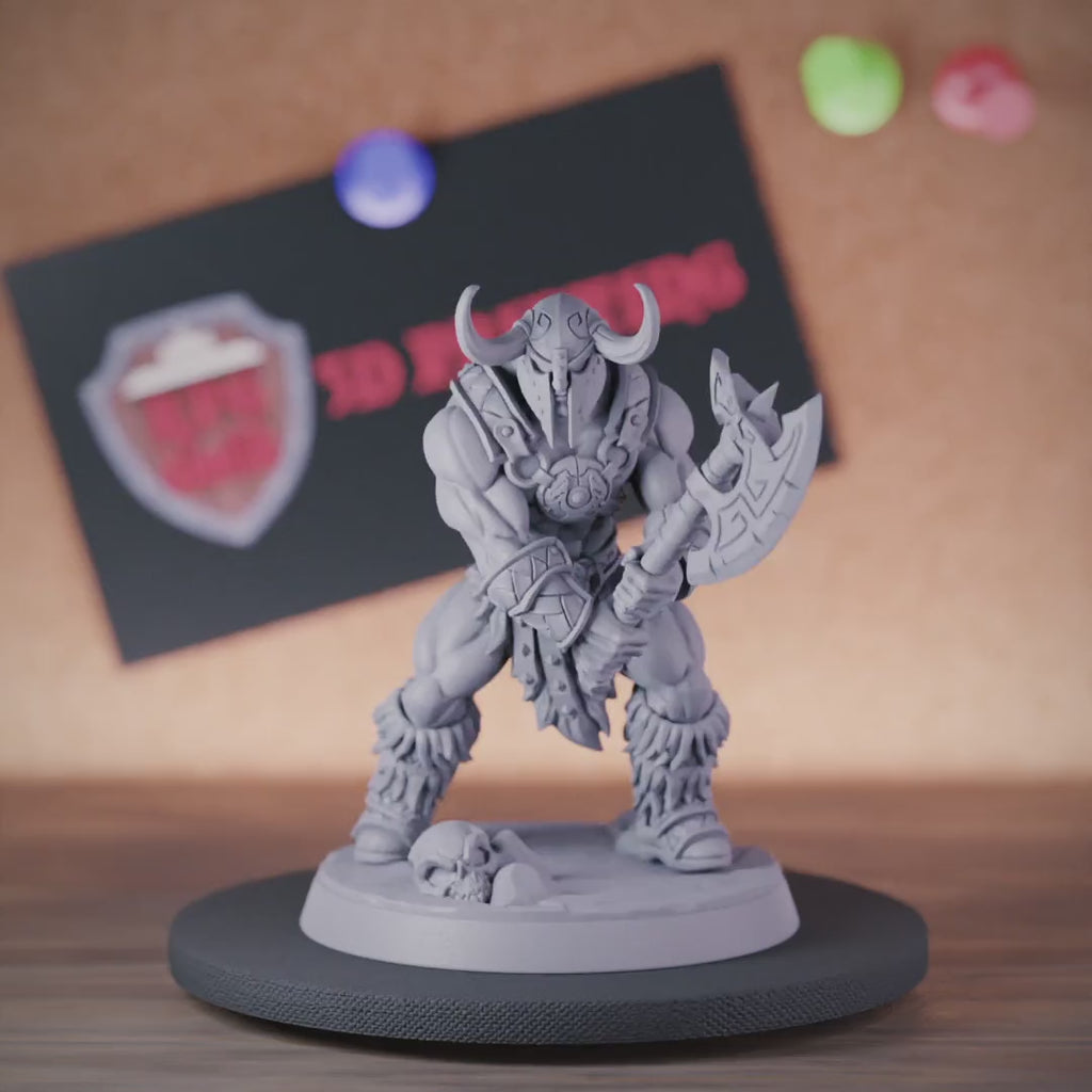 Kämpfer 5e | DnD Kämpfer Menschlicher Kampfwüter Miniatur 