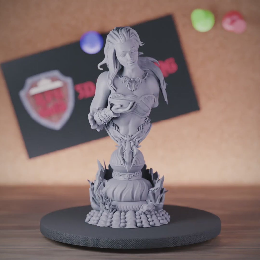 Siren Bust | DnD Siren Miniature