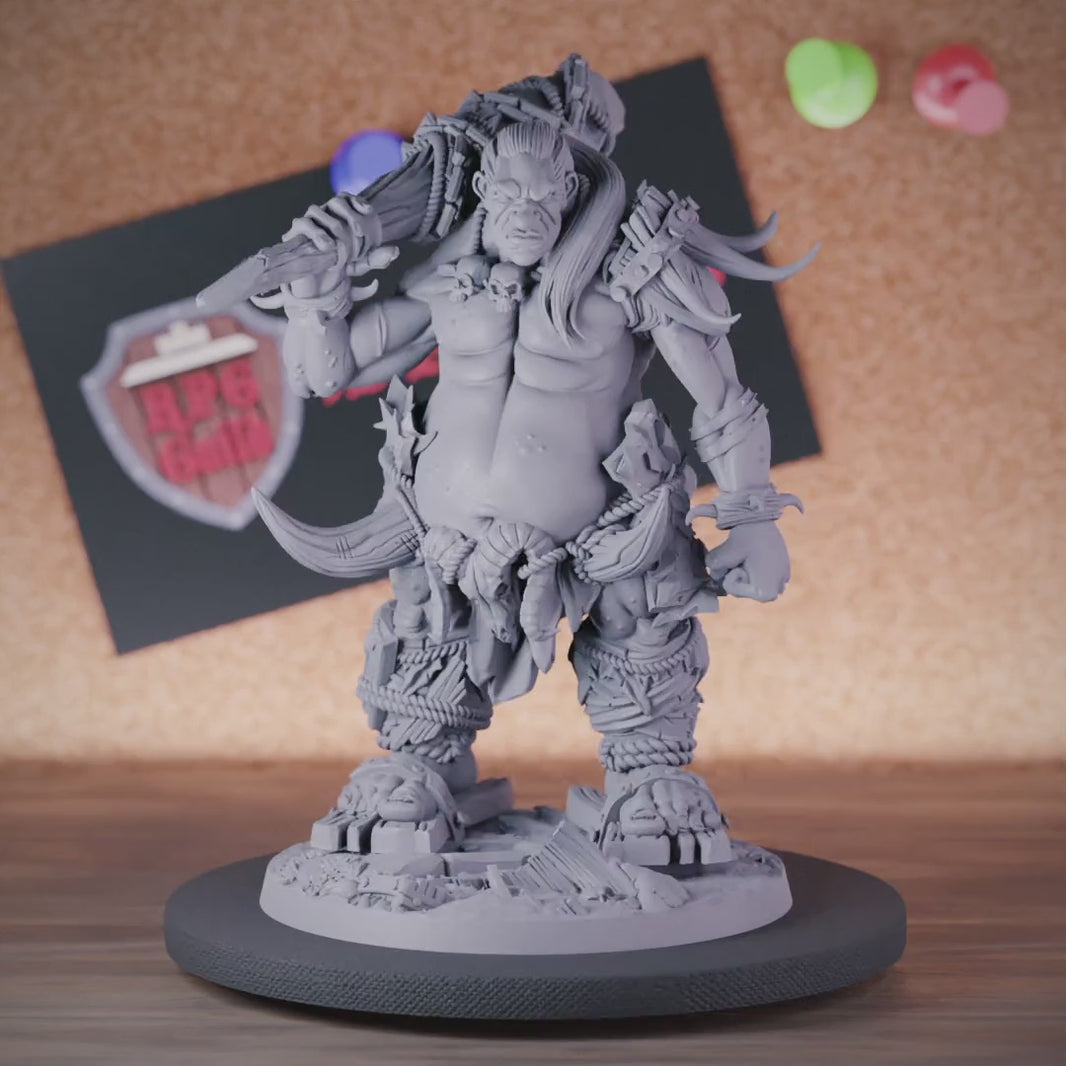 Hill Giant 5e | DnD Hill Giant Club Warrior Miniature