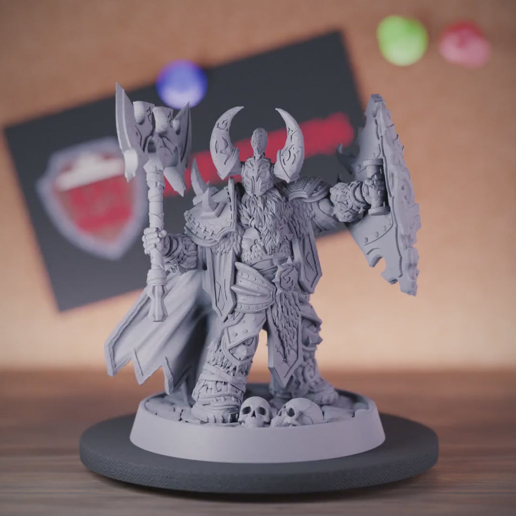 Fighter 5e | DnD Fighter Champion Klaus Miniature