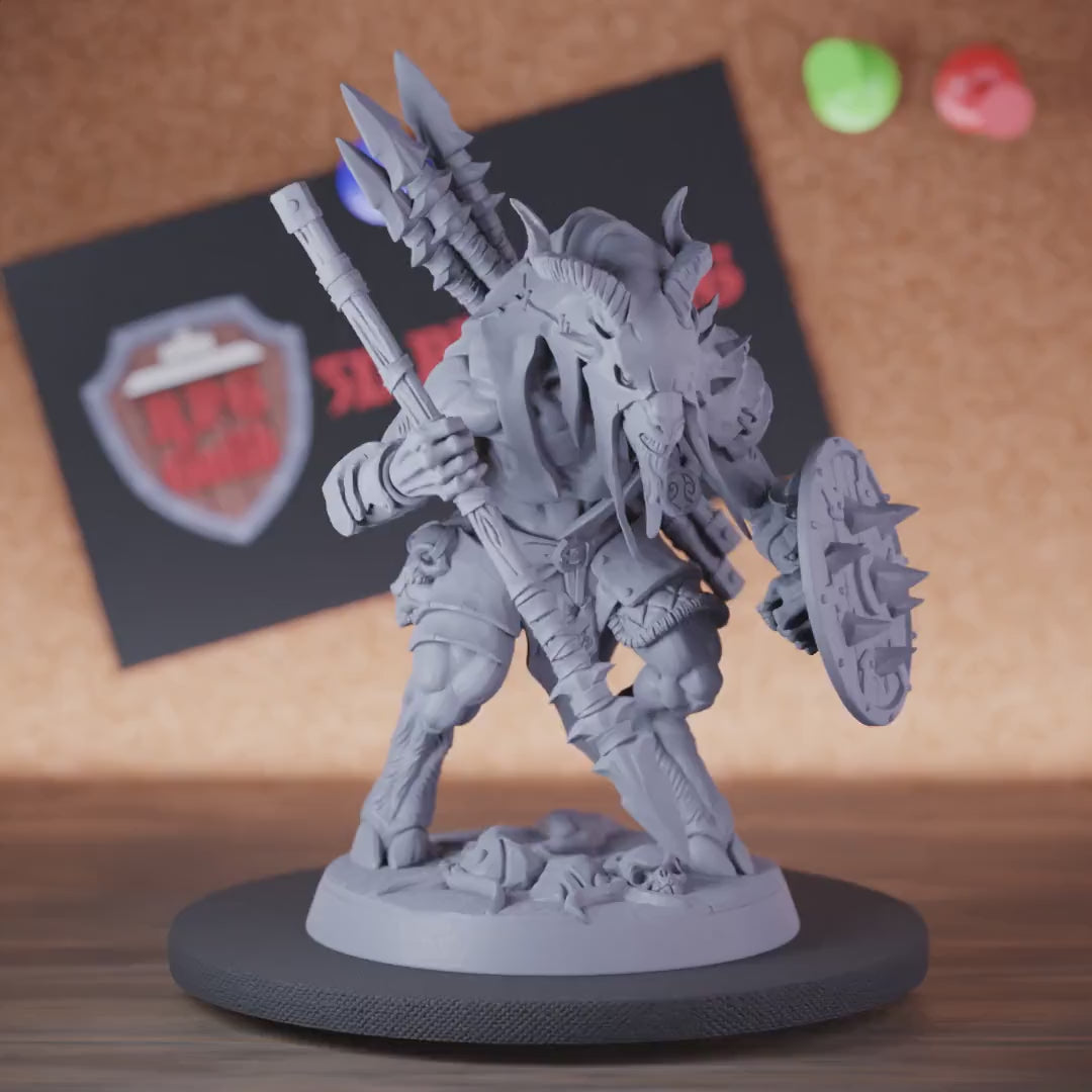 Gobor 5e | DnD Gobor Leader Shield Miniature