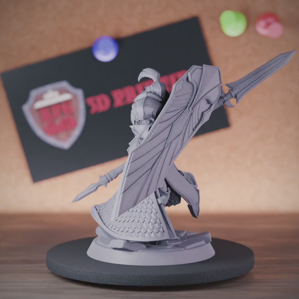Elf 5e | DnD Elf Guardian Fighter Miniature