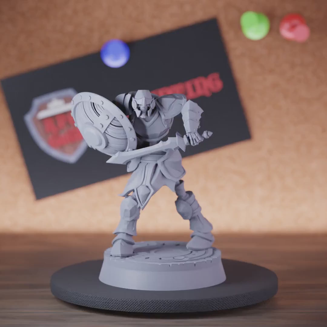 Skeleton 5e | DnD Armored Skeleton Knight Sword Miniature