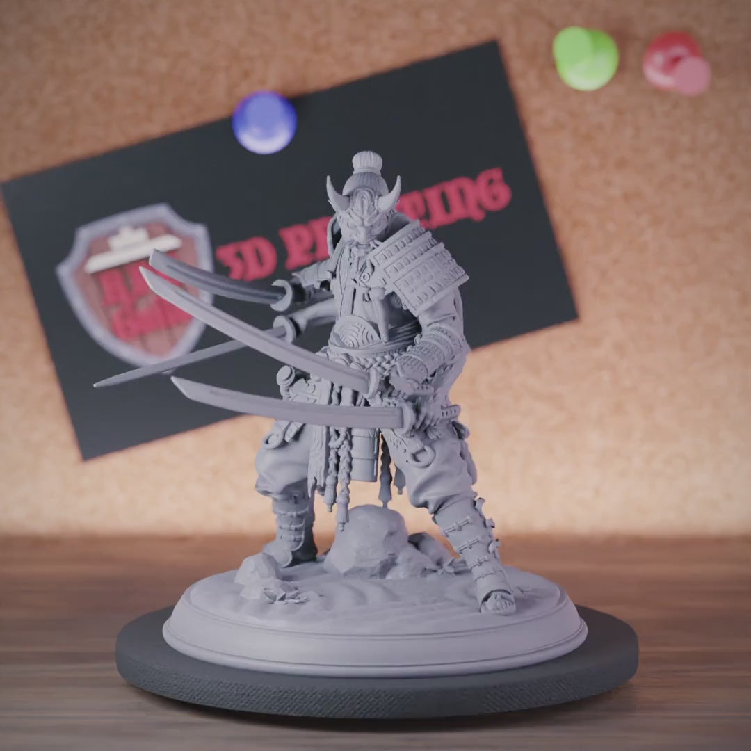 Fighter 5e | DnD Fighter Katana Master Miniature