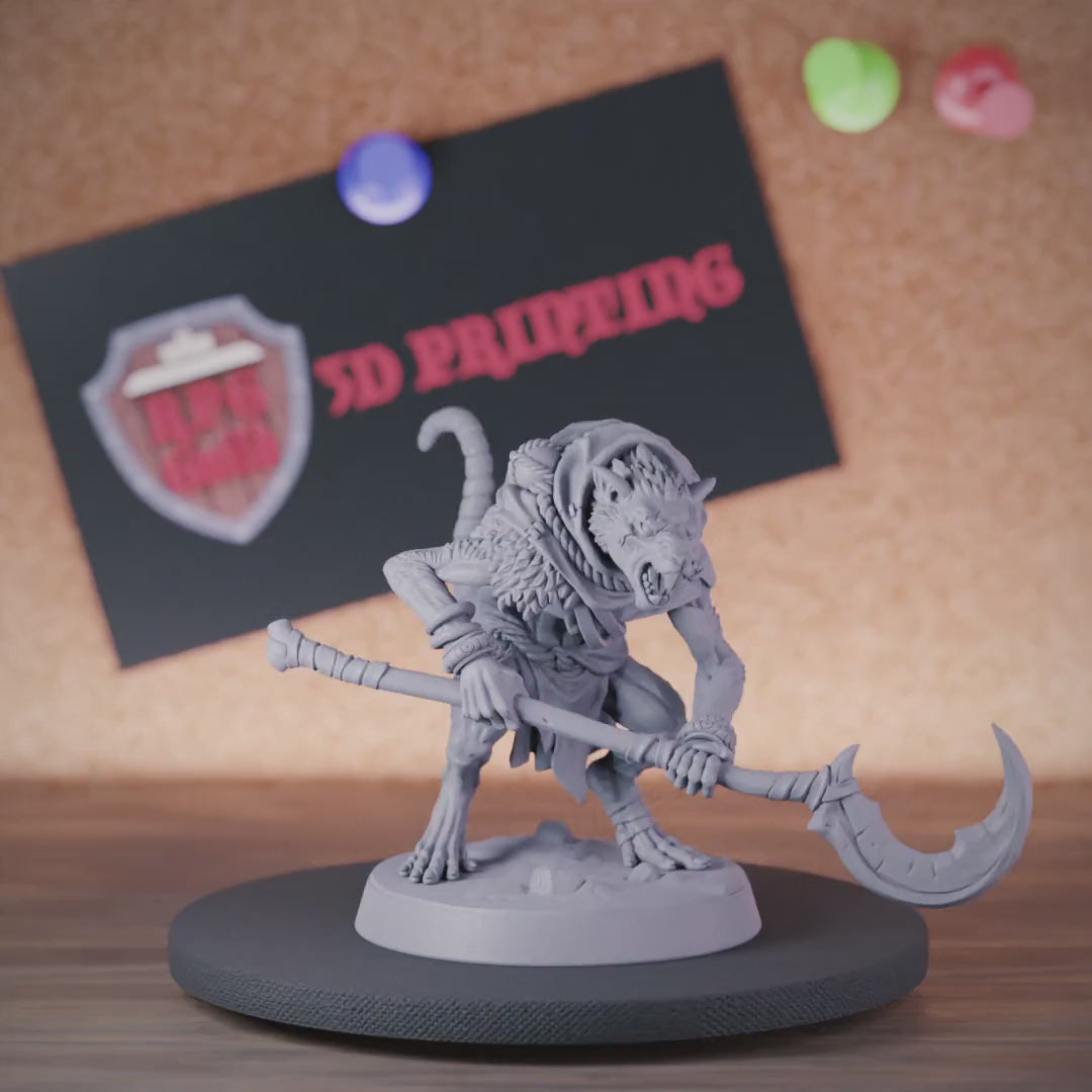 Ratmen 5e | DnD Ratmen Sickle Skaven Miniature