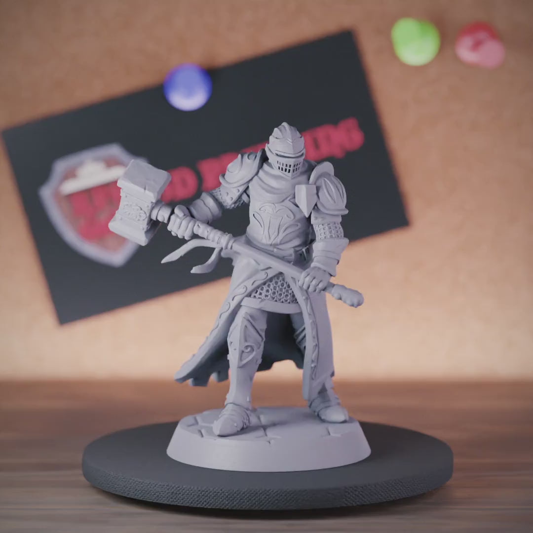 Knight 5e | DnD Human Knight Hammer | RPG Guild