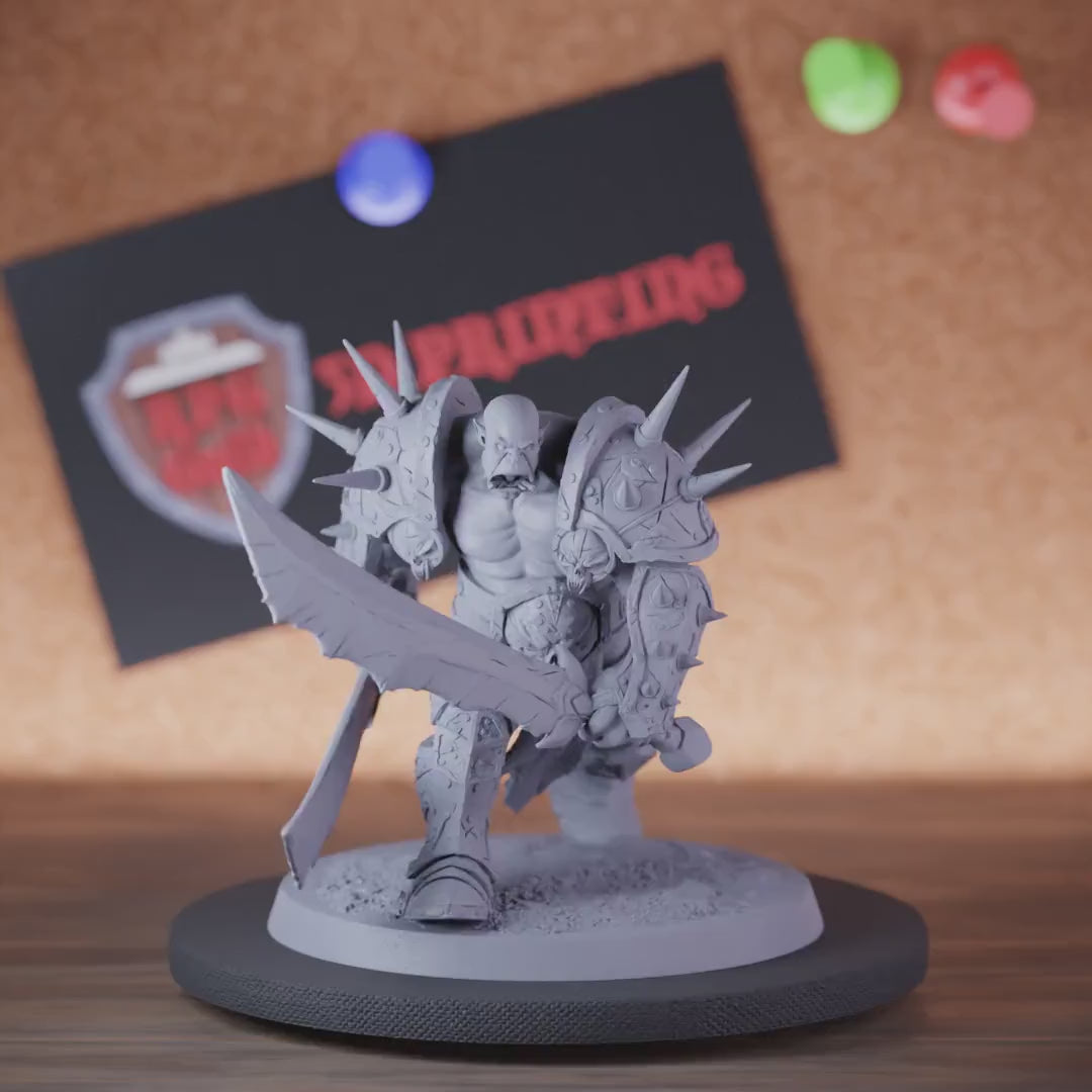 Orc 5e | DnD Duelist Orc Warrior Miniature