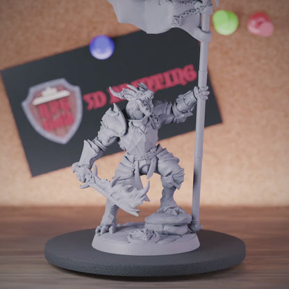 Dragonborn 5e | DnD Bladesinger Hero Miniature