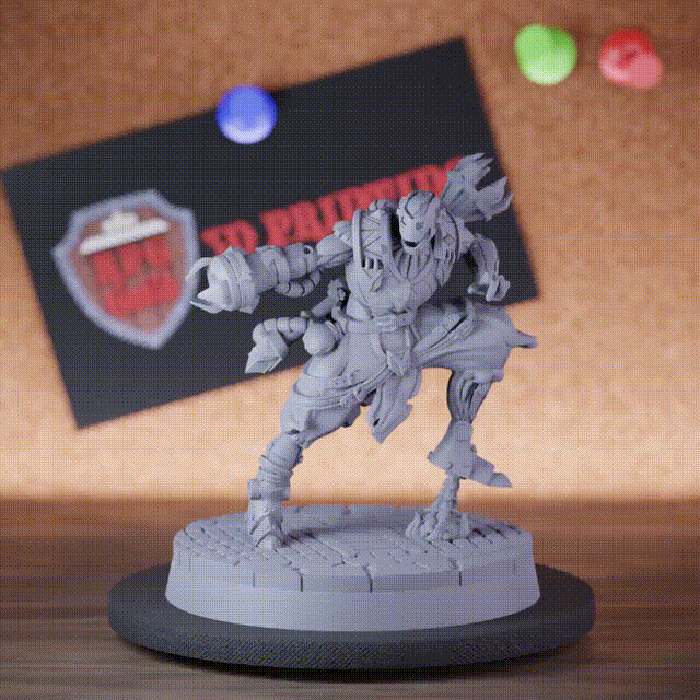 Warforged 5e | DnD Arkane Warforged-Kunsthandwerker-Miniatur