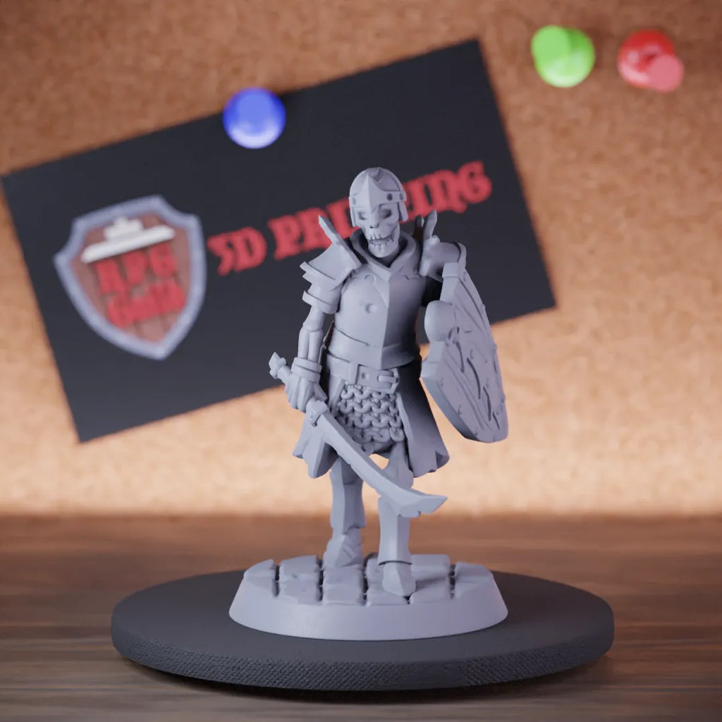 Skeleton 5e | DnD Undead Skeleton Soldier Miniature