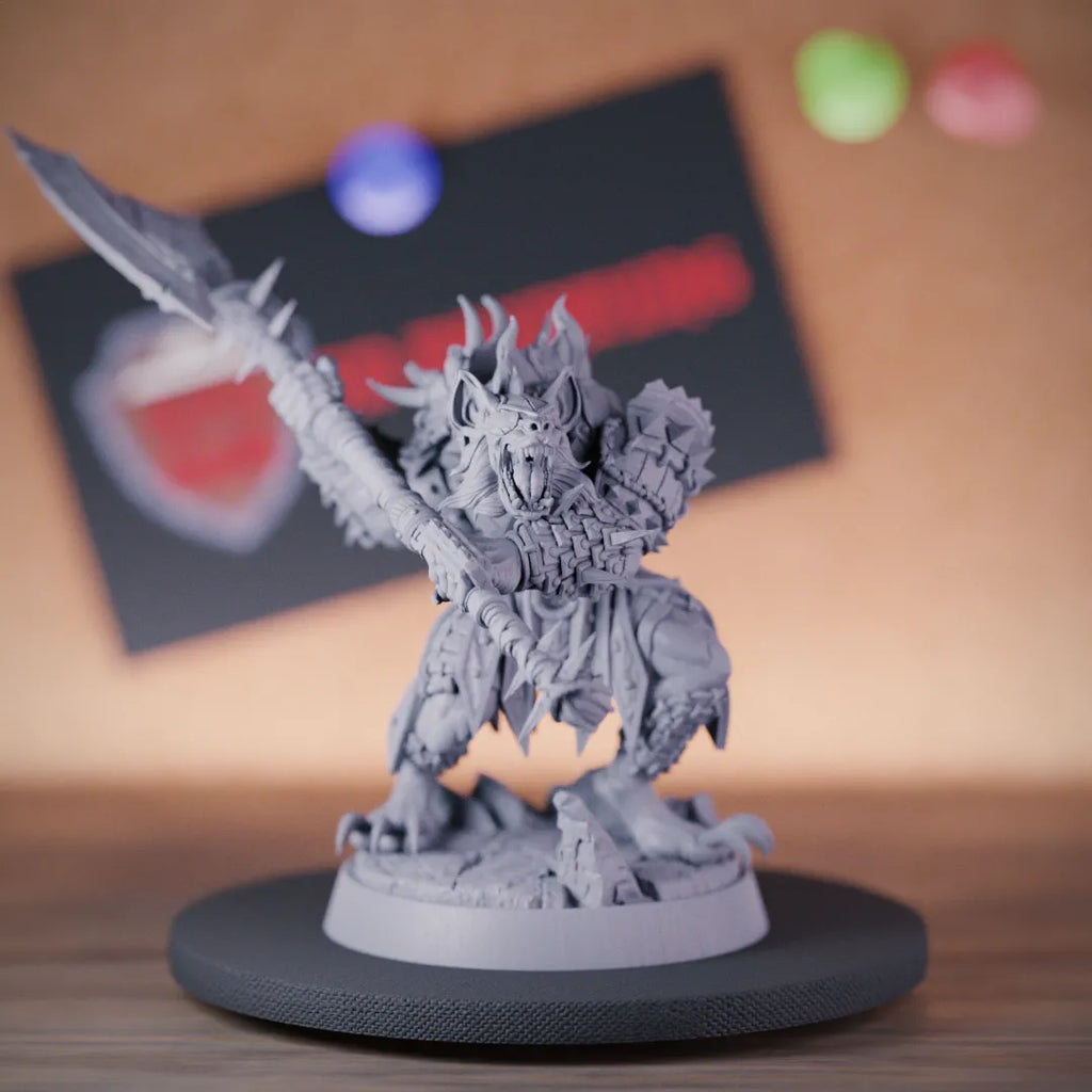 Gnoll 5e | DnD Gnoll Tribe Warrior Miniature
