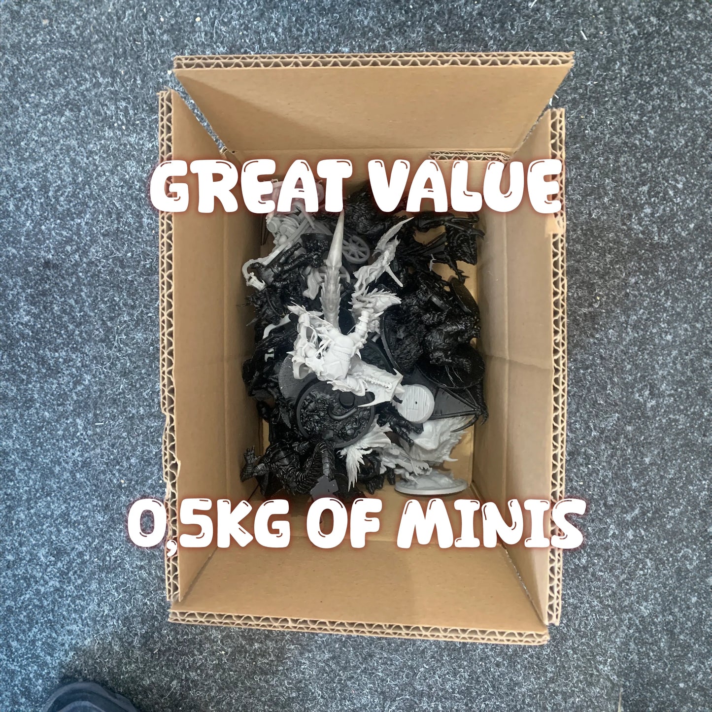 Box of Misprints | DnD Box of Misprinted Miniatures