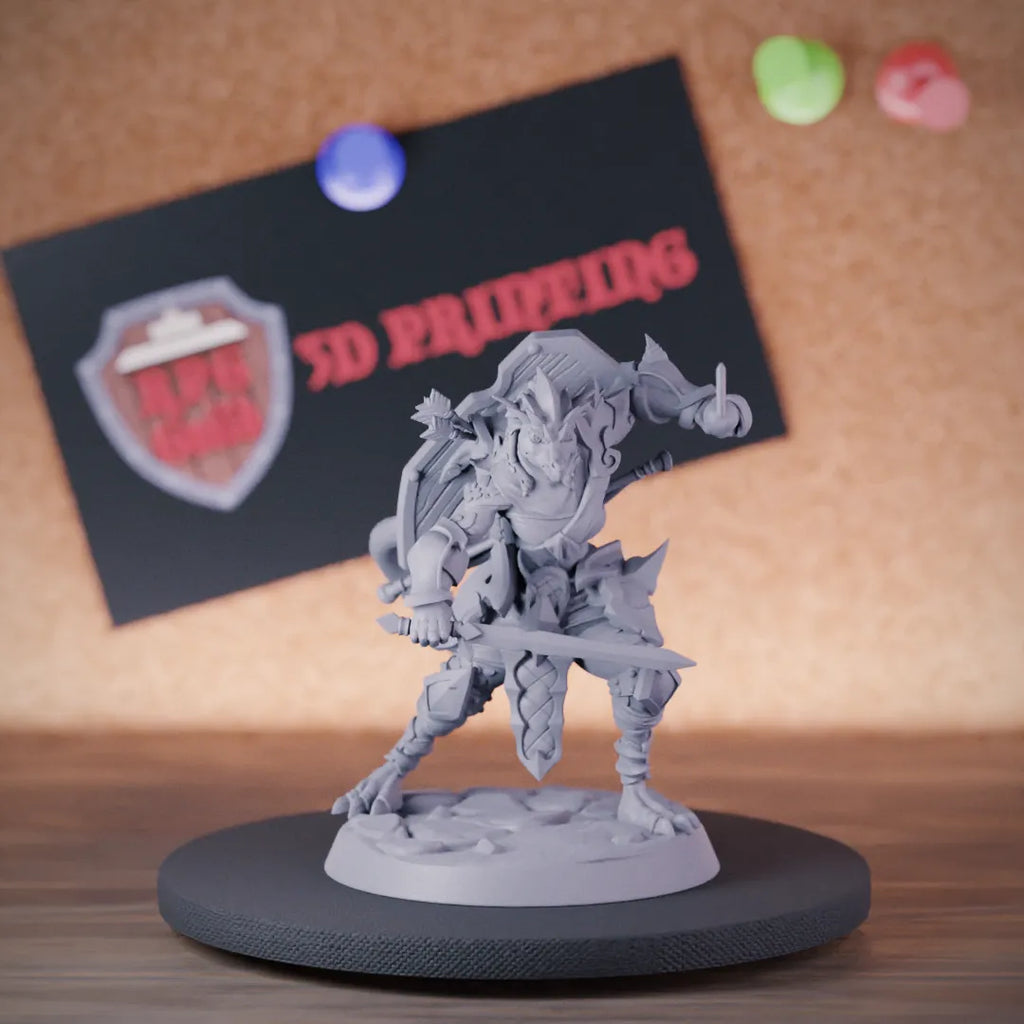 Kobold 5e | DnD Female Kobold Champion Miniature